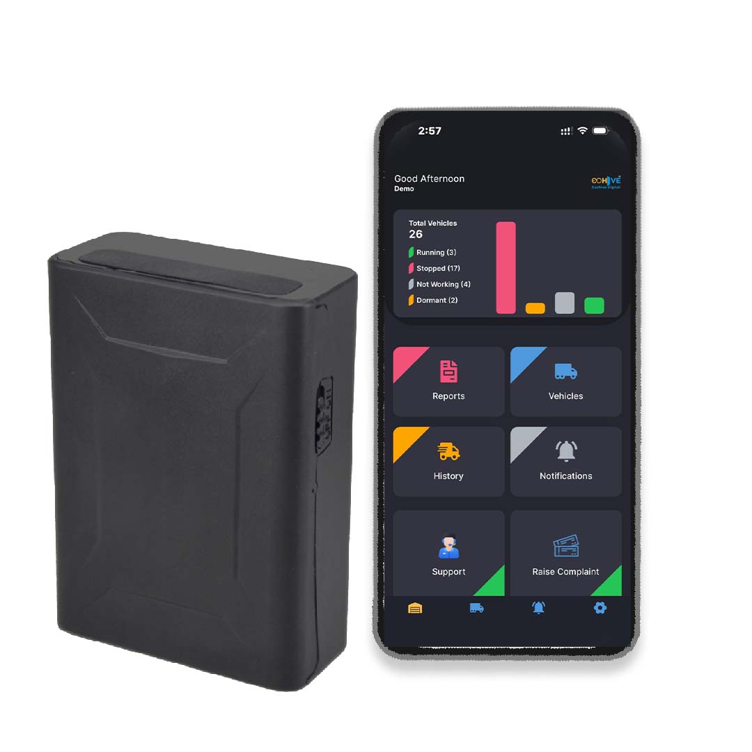 Exohive Digital™ Magnetic GPS Tracker – 10,000 mAh Battery, Voice Monitoring, Real-Time Tracking, 1-Year Free Server & SIM, Strong Magnet Mount – For Car, Bike, Truck & Asset Security