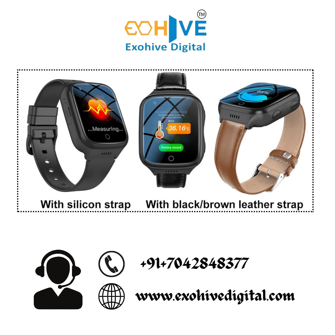 Exohive Digital™ GPS Smartwatch | 1.39" HD Display | 110+ Sports Modes | Heart Rate & SpO2 Monitor | GPS Tracking | Call Function | 7 Days Battery Life