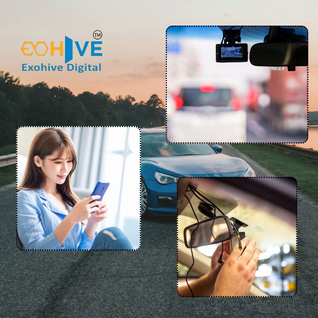 Exohive Digital™ 4G LTE GPS Dash Cam – Car DVR + Real-Time Tracker