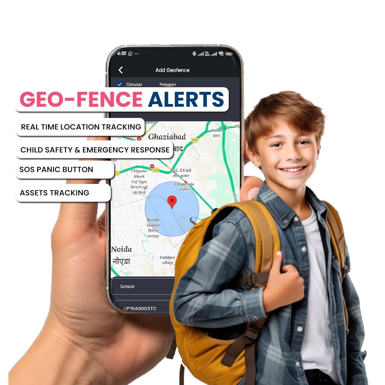 Exohive Digital™ G06 Mini Hidden GPS Tracker  Real-Time Tracking | Free 1-Year SIM Data Plan | Compact & Rechargeable | For Car, Bike, Kids