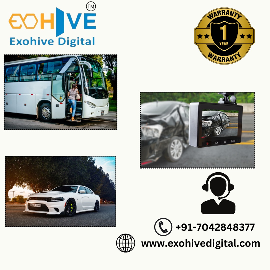 Exohive Digital™ 4G LTE GPS Dash Cam – Car DVR + Real-Time Tracker