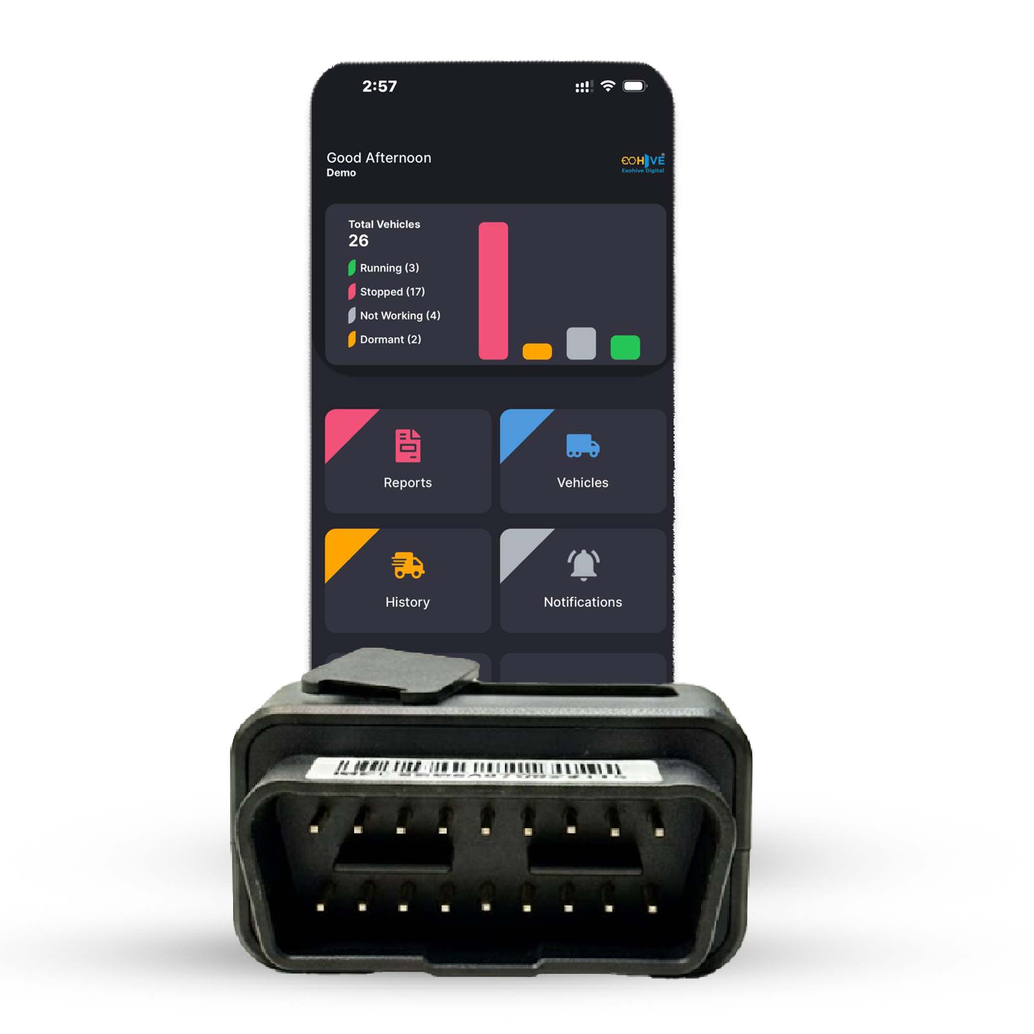 OBD (Plug & Play, Inbuilt Battery) Gps Tracker Only For Car Gps Device