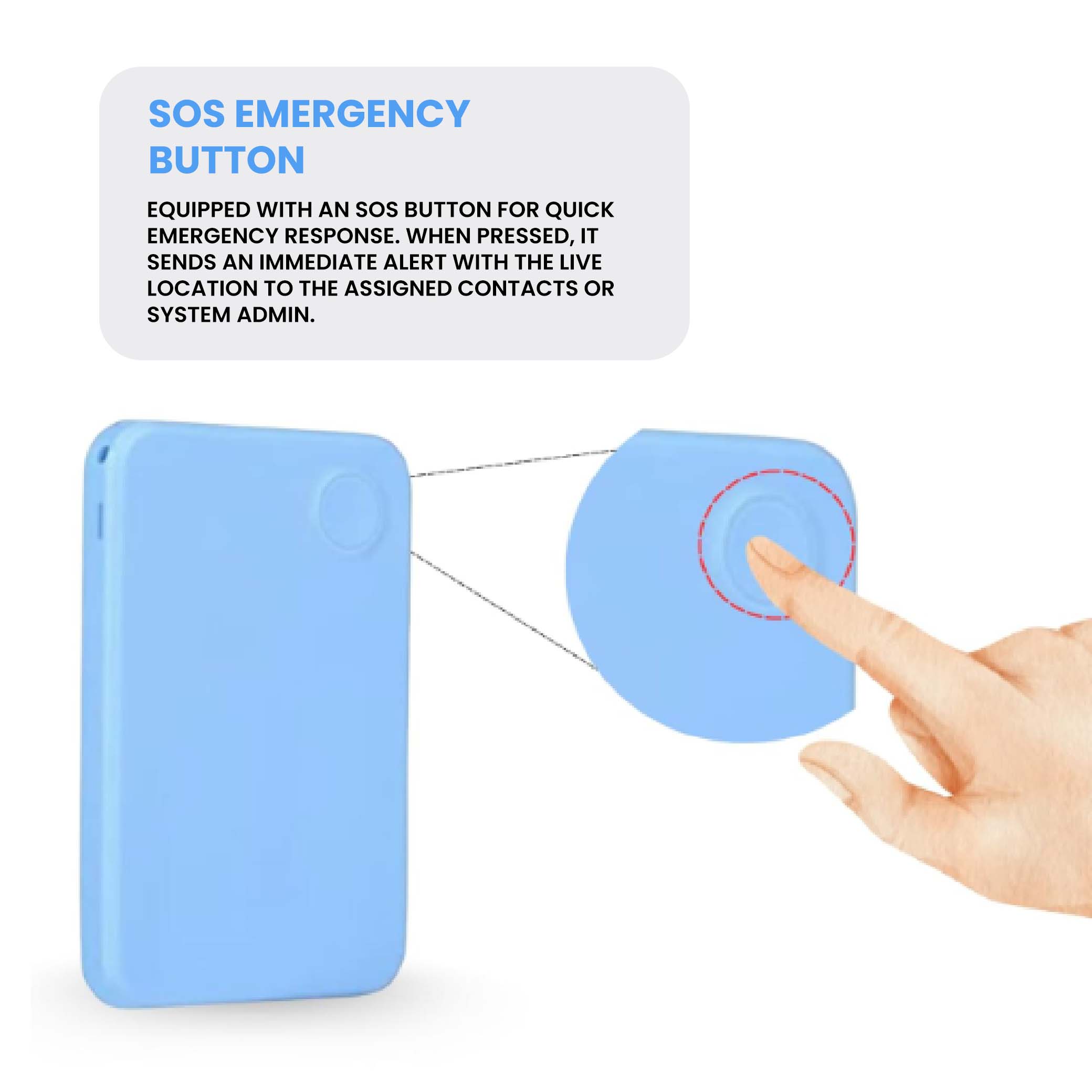 Exohive Digital™ 2G ID Card GPS Tracker – Real-Time Location Tracking | SOS Alerts | 1 Year Subscription & SIM Included | Compact & Lightweight