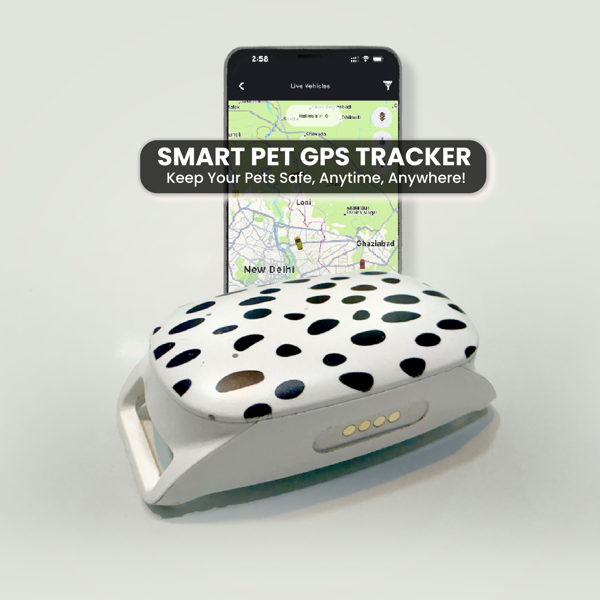 Exohive Digital™ Advanced Pet GPS Tracker – Real-Time Location & Safety for Dogs, Cats & Other Pets